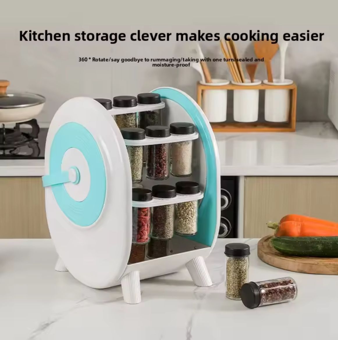 Rotating Glass Spice Rag