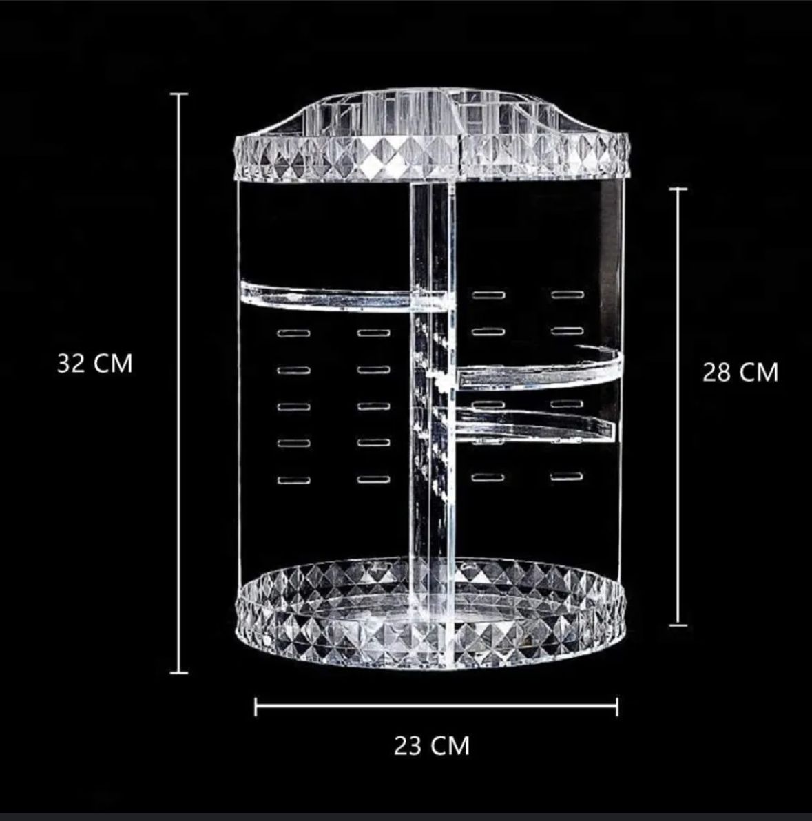 360 Rotating Acrylic Organizer