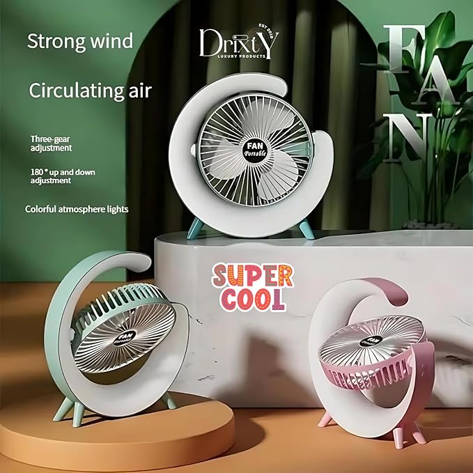 USB rechargeable Electric Fan