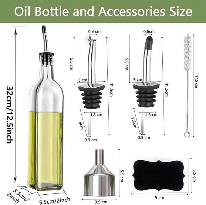 Oil dispenser bottle