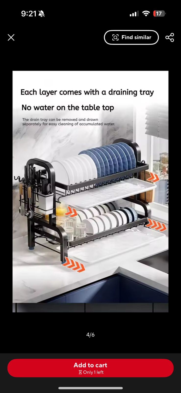 Foldable Dish Drainer