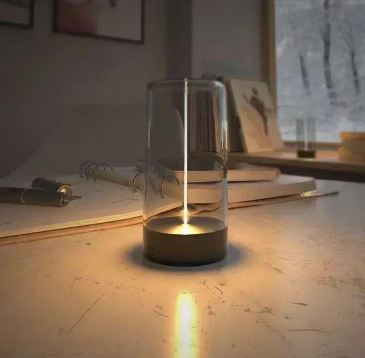 Quantum wire ambient magnetic light