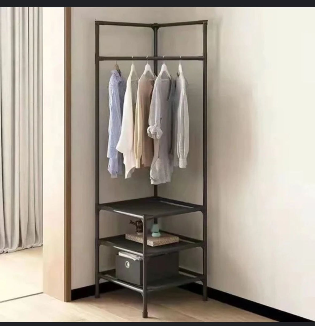 Attachable Corner Pole Rack
