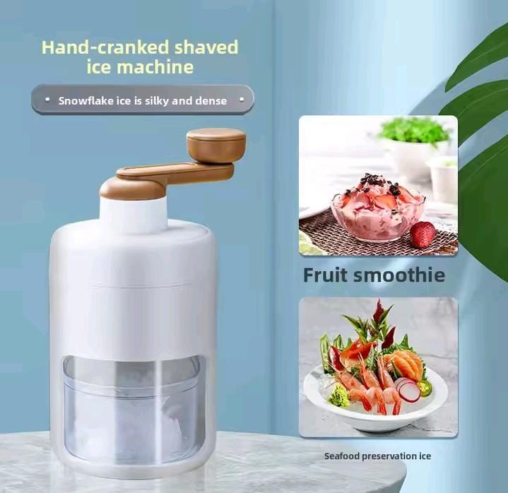 Ice block crusher