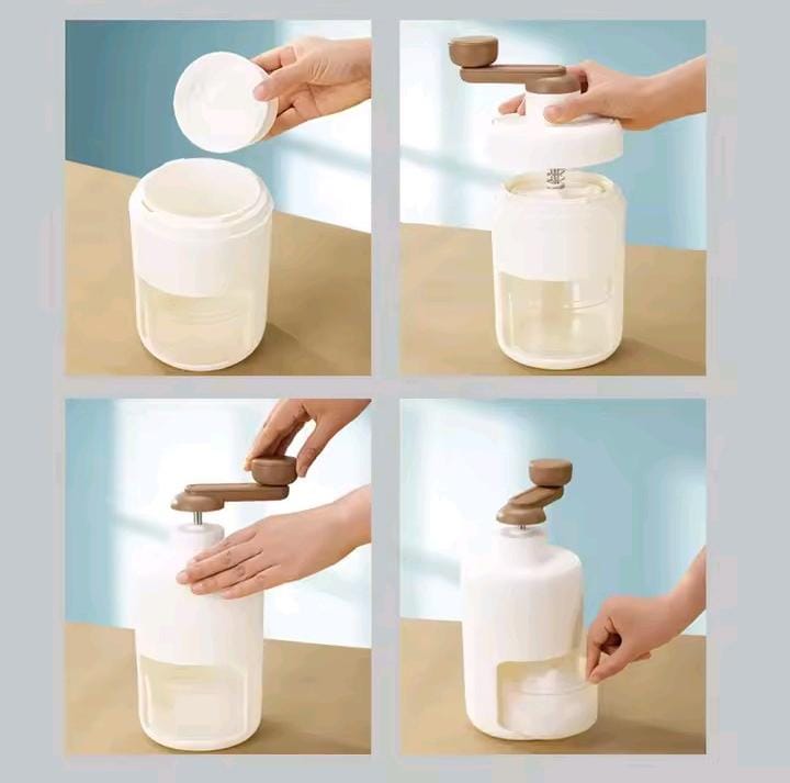 Ice block crusher