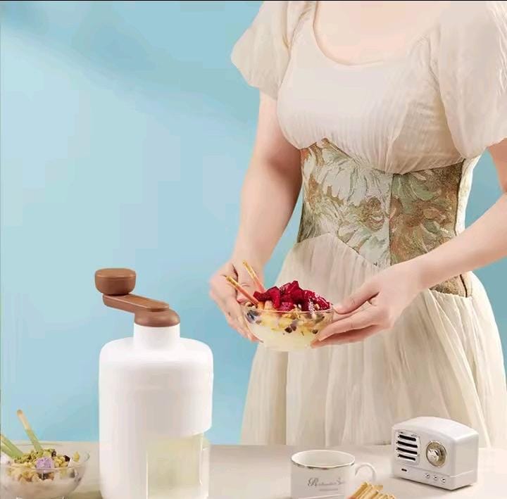 Ice block crusher